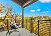 Large Deck off entry level dining room with plenty of seating with relaxing mountain views