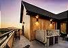 Roof top balcony with hot tub