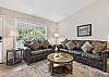 Spacious Living Room with Fireplace, Sleeper Sofa and SMART TV with Cable & WIFI throughout vacation rental
