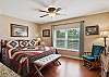 Primary Bedroom with King Bed, Private Bathroom, Cable TV and Wifi