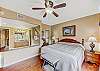 Primary Bedroom with King Bed, Private Bathroom, Cable TV and Wifi