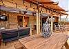 Two bedroom, full bath luxury, glamping tent.  Sleeps 4
