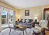 Spacious Living Room with Gas Fireplace, Sleeper Sofa and SMART TV with Cable & WIFI throughout vacation rental
