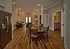 Spacious Living Room with Electric Fireplace and SMART TV with Cable & WIFI throughout vacation rental