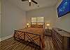 Main bedroom with King bed and TV