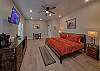 Spacious studio condo with a king bed, tv, microwave, coffee maker and small refrigerator