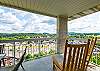 Private Balcony with City and Mountain View from your Pigeon Forge Condo