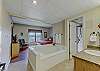 Primary Bedroom with King Bed, Private Bathroom, Cable TV and Wifi