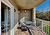 Private Balcony with Wooded View from your Pigeon Forge Condo