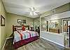 Primary Bedroom with King Bed, Private Bathroom, Cable TV and Wifi