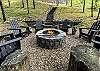 Fire pit and picnic area