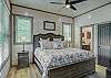 Each bedroom has a king-sized bed and a private en suite full bathroom