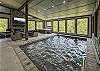 Indoor swimming pool and hot tub