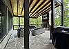 Lower balcony off the indoor pool