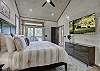 Each bedroom has a king-sized bed and a private en suite full bathroom