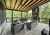 Lower balcony off the indoor pool