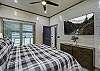 Each bedroom has a king-sized bed and a private en suite full bathroom