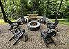 Fire pit and picnic area