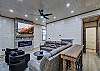 Game room and bunk room