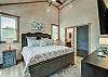 Bedroom with king bed and private bathroom