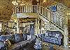 Spacious Living Room with Gas Fireplace and SMART TV with Cable & WIFI throughout vacation rental