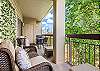 Private Balcony with a River View from your Pigeon Forge Condo