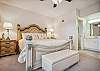 Primary Bedroom with King Bed, Private Bathroom, Cable TV and Wifi