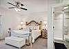 Primary Bedroom with King Bed, Private Bathroom, Cable TV and Wifi