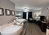 A private King Bedroom Spa Retreat in Whispering Pines 252, Be Our Guests! New pictures of our completely renovated Penthouse Condo in Downtown Pigeon Forge