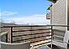 Private balcony overlooking the mountains