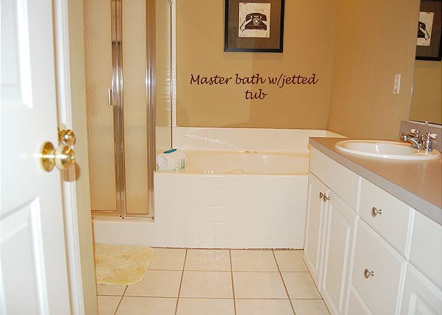 Master Bathroom w.jetted tub