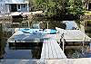 Private dock on canal which leads to Salt River. kayaks included in the rental