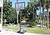 Exterior basket ball hoop