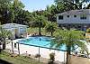 Community Pool with seating areas