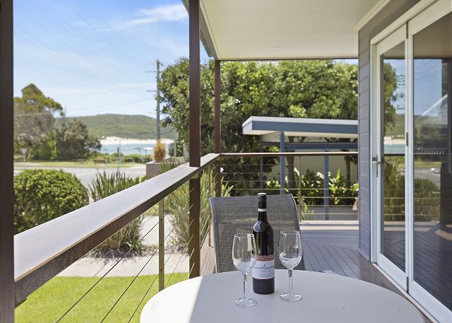 Fingal Bay Beach House - water views and seconds from the beach