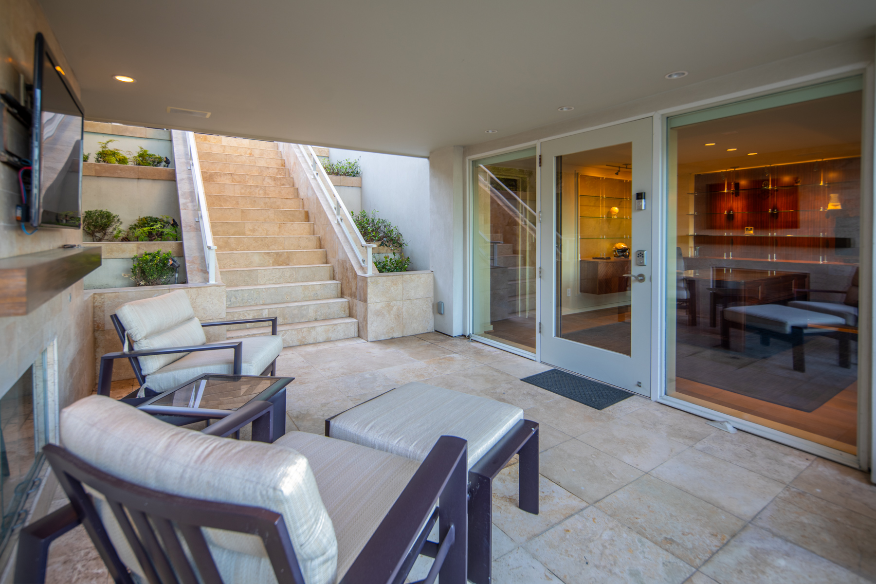 1st floor outside area right outside office 