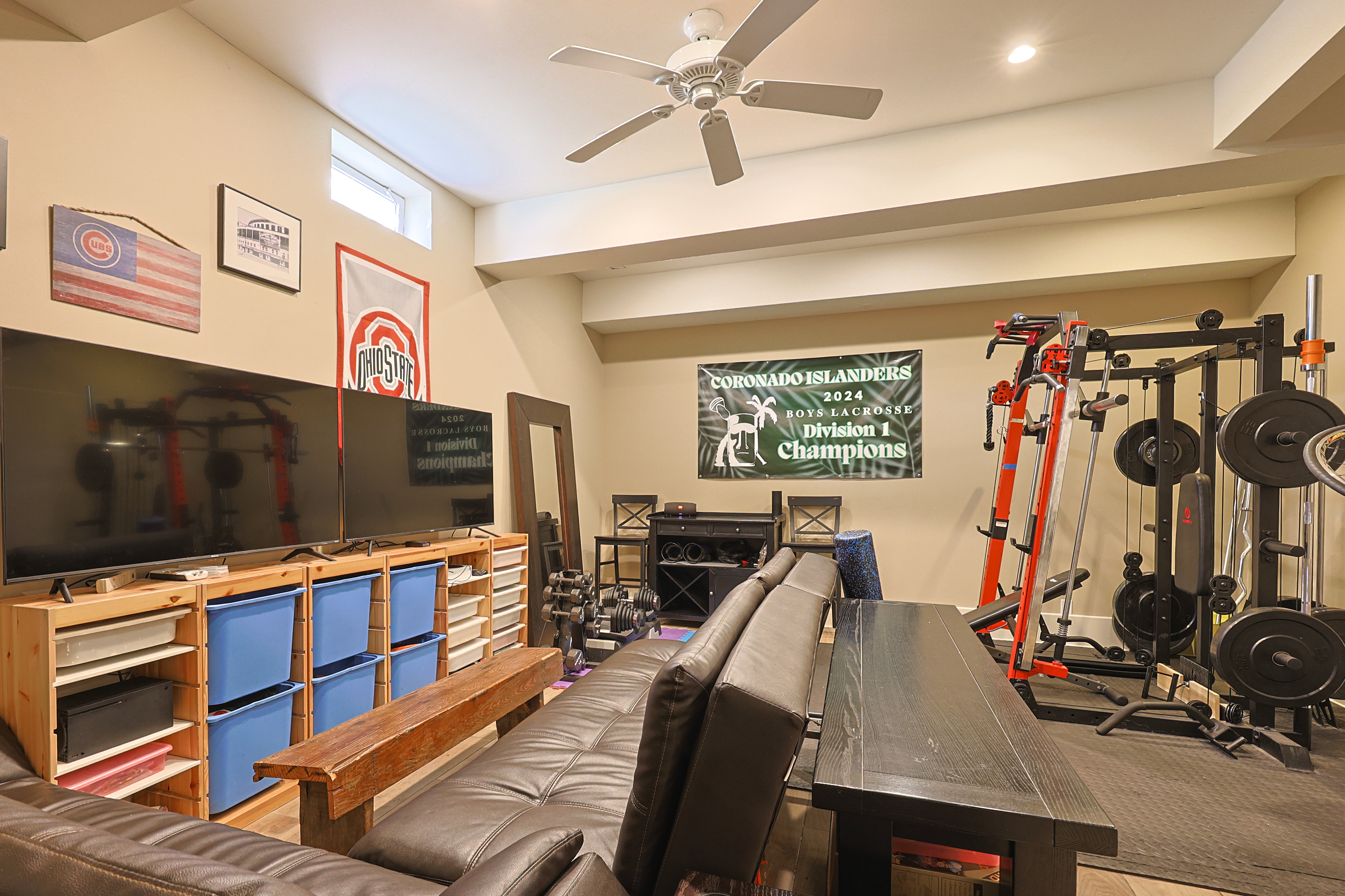 Basement living space