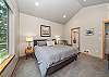 Master bedroom with King bed, Streaming TV with Spectrum Cable,  attached full bath with walk in shower.