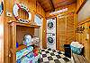 Laundry room and entrance area