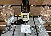 Complementary wine from David Paige Winery