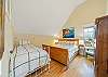King bedroom with Twin bed in upstairs  2nd bedroom