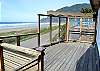 Spectacular views of the ocean and Neahkahnie mountain on the upper deck.