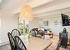 Dining room/ Living room with Smart TV and Ocean Views