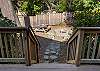 Back deck- leads to backyard with Firepit and picnic table. 