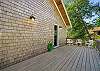 Back deck- leads to backyard with Firepit and picnic table. 