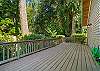 Back deck- leads to backyard with Firepit and picnic table. 