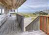 Beach access directly across the street. Side deck open for sunning and has oceanview. 
