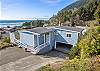 2 story Ocean view 3 bedroom/3 bath home 1 1/2 block to the beach. 