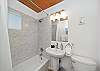 Hall bath with Tub/Shower combo