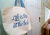 Beach bag available. 